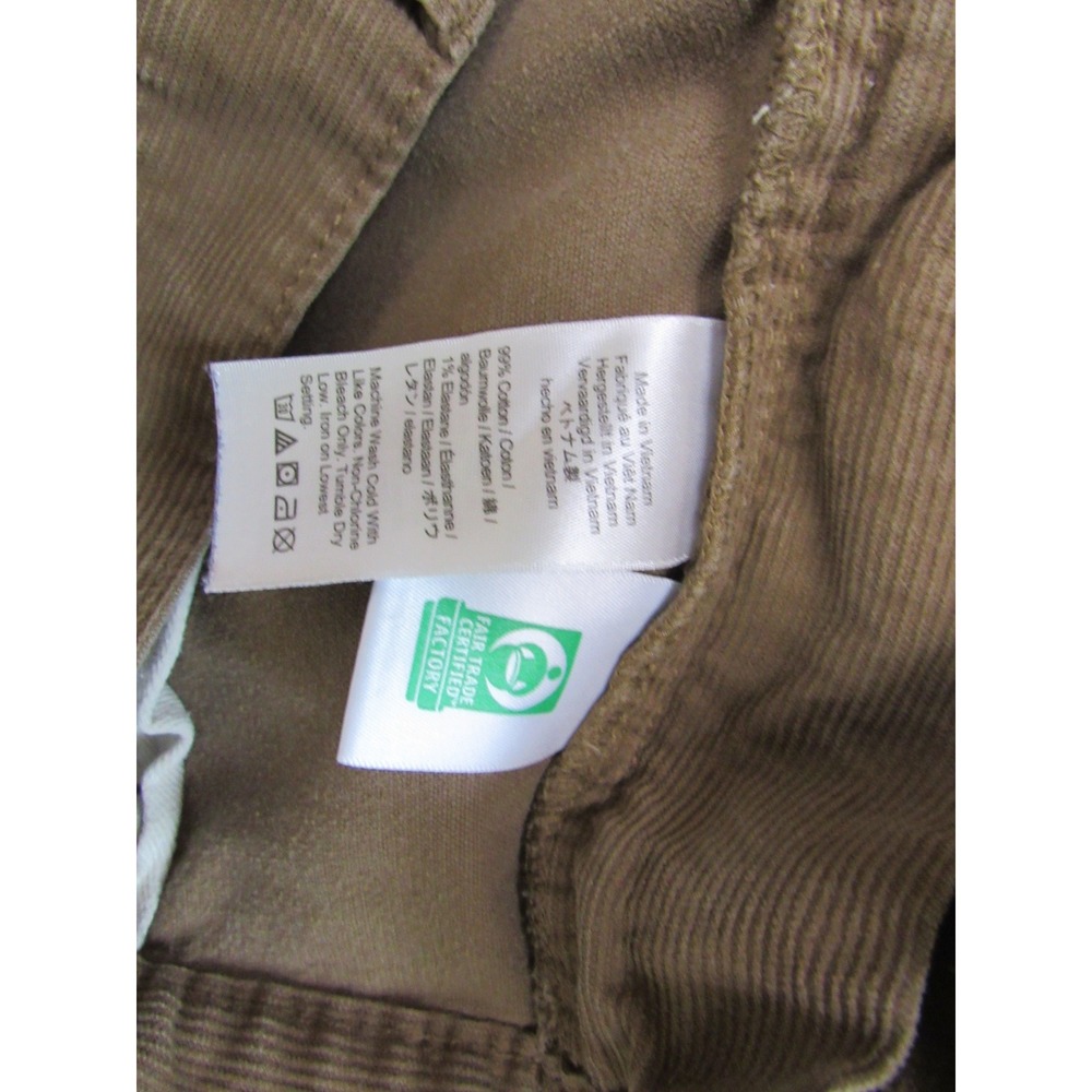J.Crew Mens Brown Classic Straight Corduroy Pants 34x32 Stretch Cotton Cord - Picture 6 of 10
